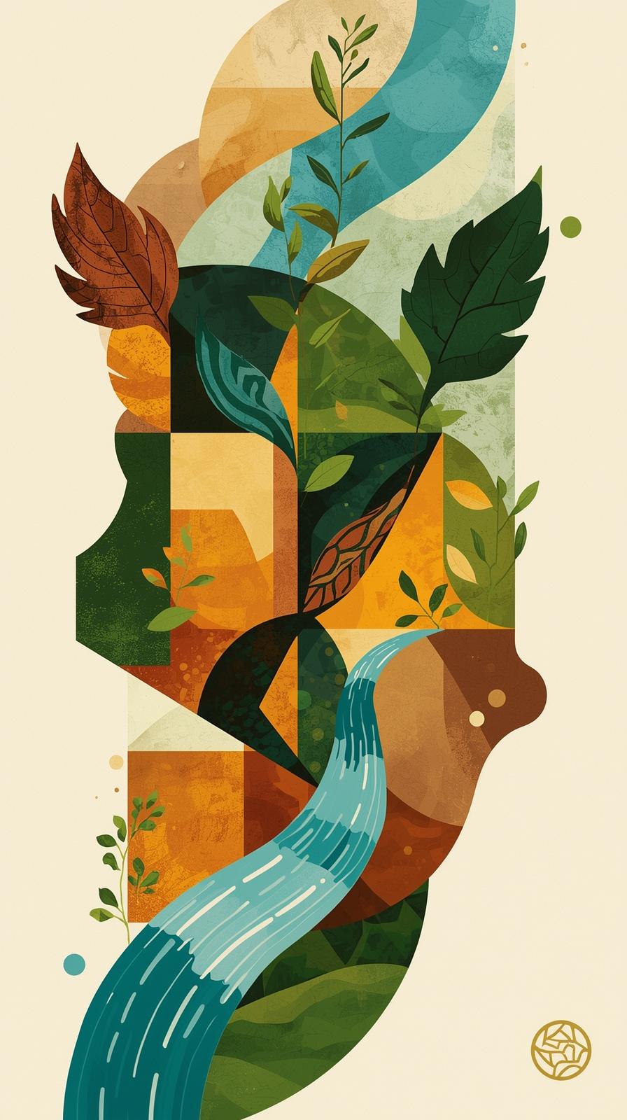 An abstract image displaying sustainability in Kenya